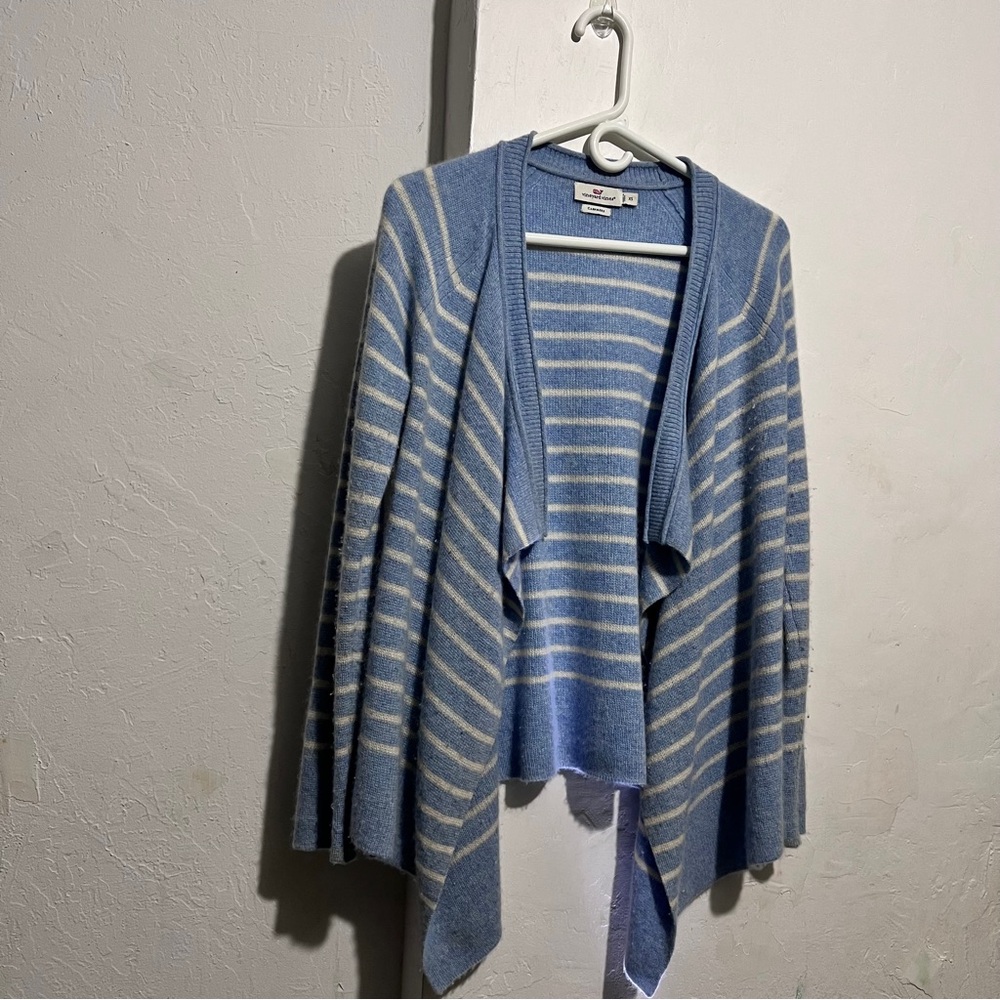 Vineyard Vines open front 100% Cashmere Sweater, XS : Box L04:
